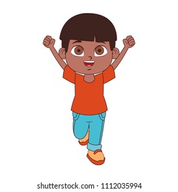 Cute boy cartoon