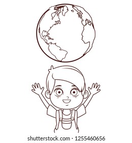 cute boy cartoon