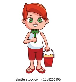 cute boy cartoon