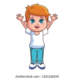 cute boy cartoon