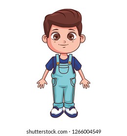 Cute boy cartoon