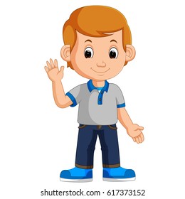 cute boy cartoon