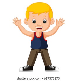 cute boy cartoon