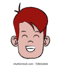 Cute boy cartoon