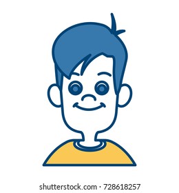 Cute boy cartoon
