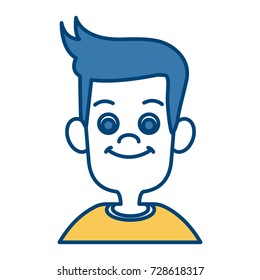 Cute boy cartoon
