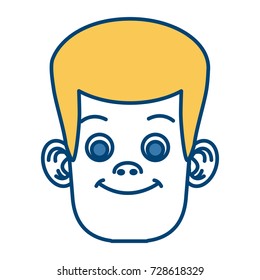 Cute boy cartoon