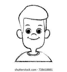 Cute boy cartoon