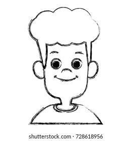 Cute boy cartoon