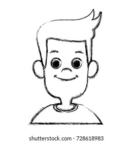 Cute boy cartoon