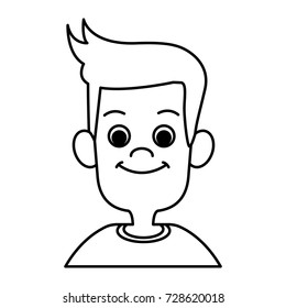 Cute boy cartoon