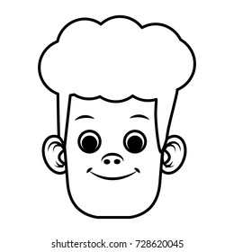 Cute boy cartoon