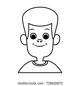 Cute boy cartoon