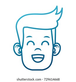 Cute boy cartoon