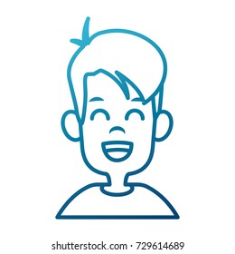 Cute boy cartoon