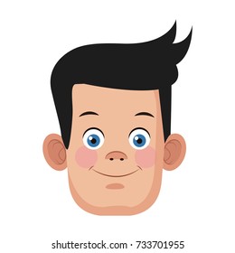 Cute boy cartoon
