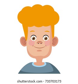 Cute boy cartoon