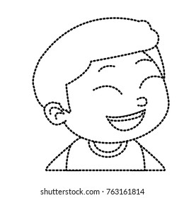 Cute boy cartoon