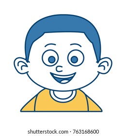 Cute boy cartoon