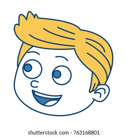 Cute boy cartoon