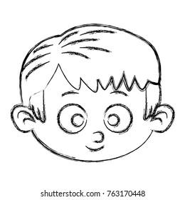Cute boy cartoon