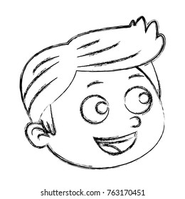 Cute boy cartoon