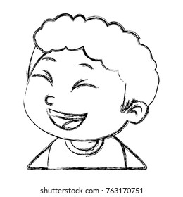 Cute boy cartoon