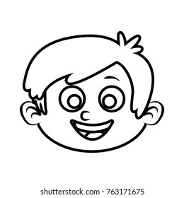 Cute boy cartoon