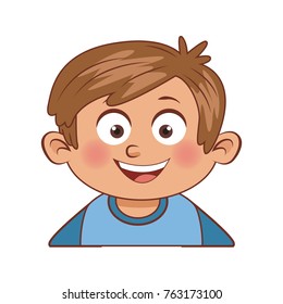 Cute boy cartoon