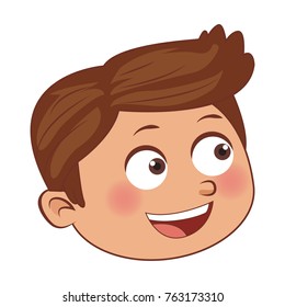 Cute boy cartoon