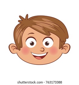 Cute boy cartoon