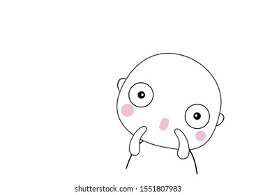cute boy cartoon design for print  vector eps.10