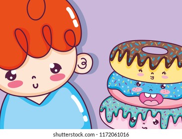 Cute boy cartoons