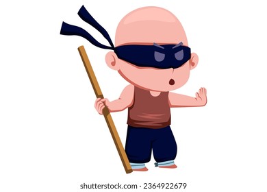 Cute Boy Character Design Illustration