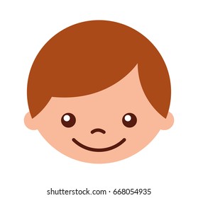 cute boy character icon