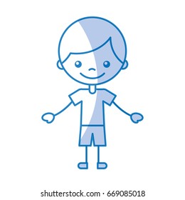cute boy character icon