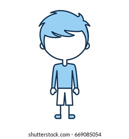 cute boy character icon