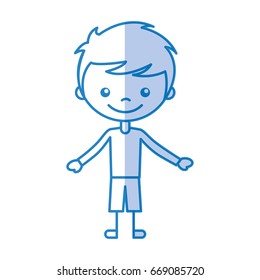 cute boy character icon