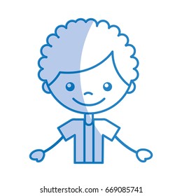 cute boy character icon