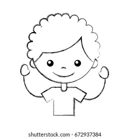 cute boy character icon