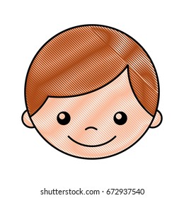 cute boy character icon