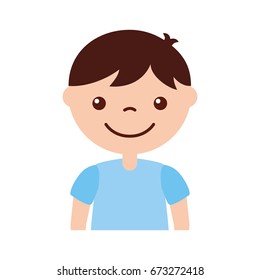 cute boy character icon