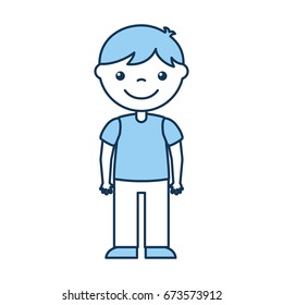 cute boy character icon