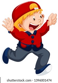 A cute boy character illustration