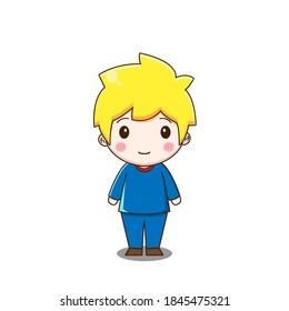 Cute boy character vector design illustrator
