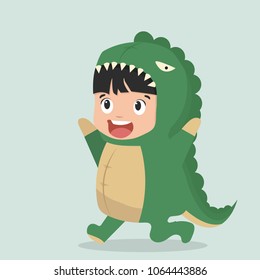 Cute Boy Fashion Dinosaur Animal Onesie