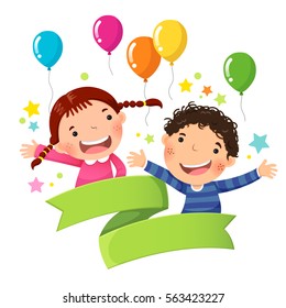 144,739 Kids birthday party cartoon Images, Stock Photos & Vectors ...