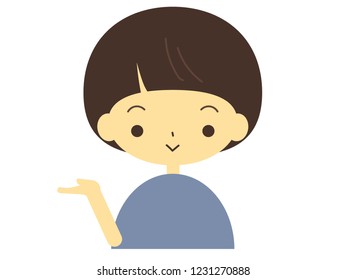 cute boy icon