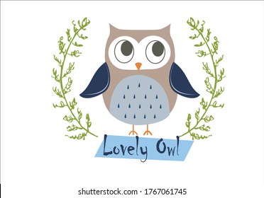 cute boy owl design hand drawn cute owl design hand drawn sticker wall art design   optimist positive motivational inspirational quote stationery 