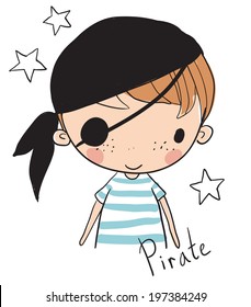 Cute boy pirates.